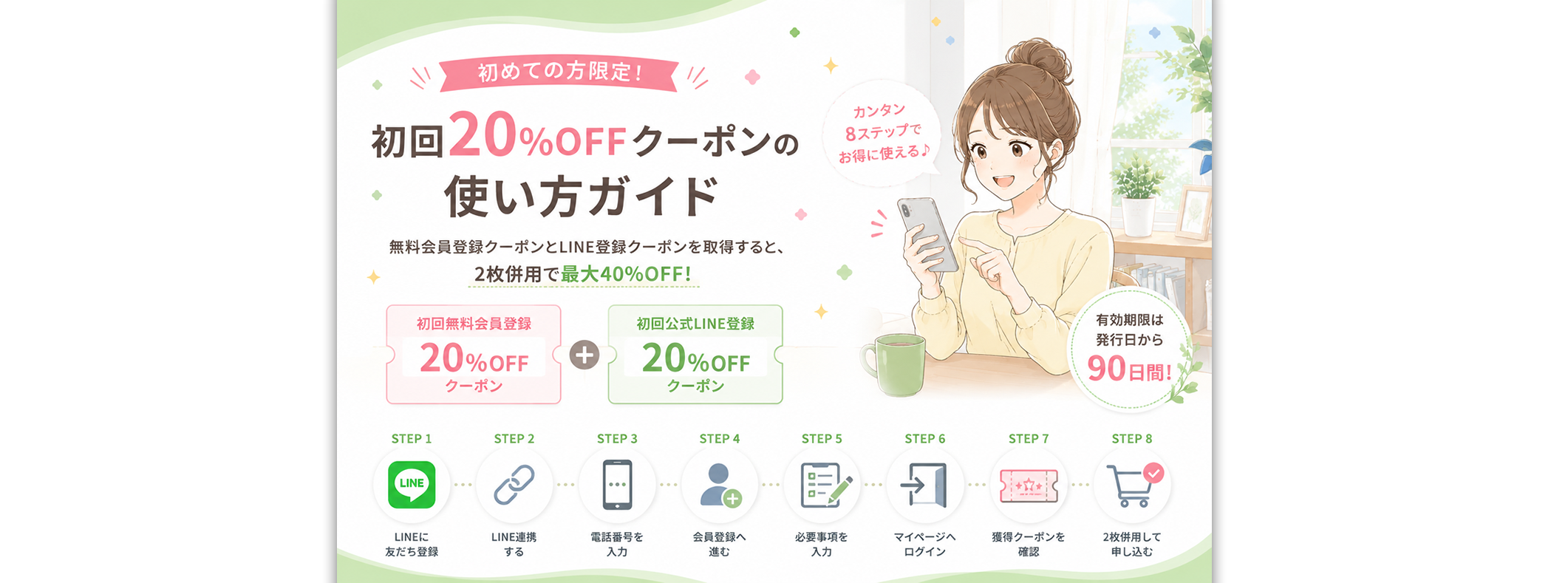 クーポンの使い方